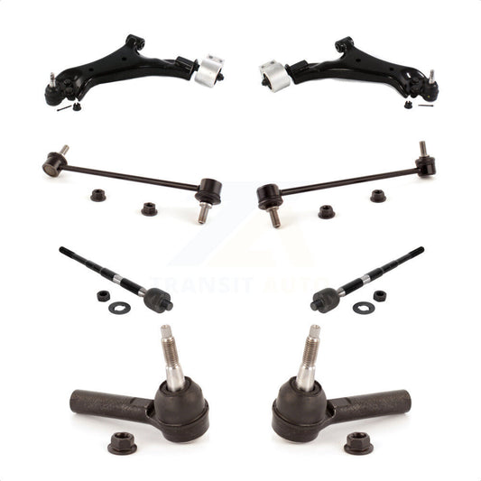 Front Suspension Control Arm And Ball Joint Assembly Steering Tie Rod End Stabilizer Bar Link Kit (8Pc) For Chevrolet Equinox GMC Terrain KTR-104478