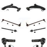 Front Suspension Control Arm And Ball Joint Assembly Steering Tie Rod End Stabilizer Bar Link Kit (8Pc) For 2013-2016 Mazda CX-5 KTR-104480