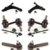 Front Suspension Control Arm And Ball Joint Assembly Steering Tie Rod End Stabilizer Bar Link Kit (8Pc) For Subaru XV Crosstrek KTR-104484