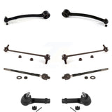 Front Suspension Control Arm And Ball Joint Assembly Steering Tie Rod End Stabilizer Bar Link Kit (8Pc) For 2010-2011 Hyundai Genesis Coupe To 09 15 10 KTR-104485