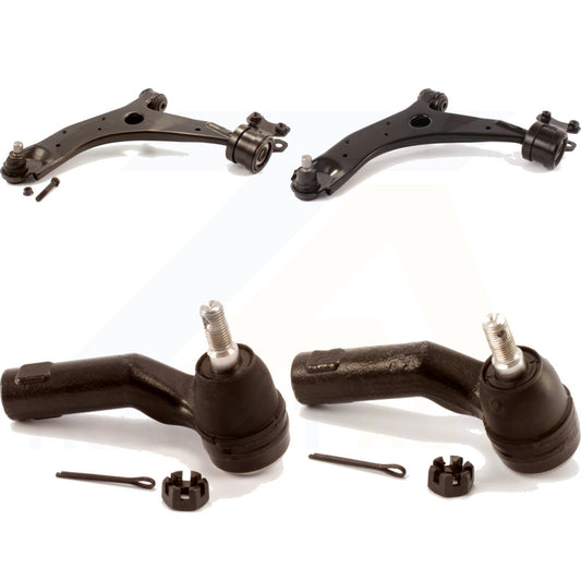 Front Suspension Control Arm Assembly And Tie Rod End Kit For 2007-2009 Mazda 3 Turbocharged KTR-104490