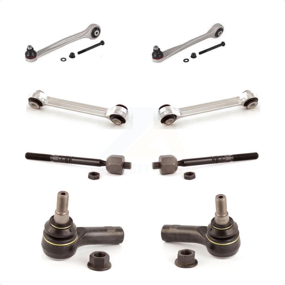 Front Suspension Control Arm And Ball Joint Assembly Steering Tie Rod End Stabilizer Bar Link Kit (8Pc) For 2015 Audi S4 KTR-104553