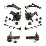 Front Suspension Control Arm Steering Tie Rod End Stabilizer Bar Link Ball Joint Kit (8Pc) For Audi A3 Quattro Without Sport KTR-104562