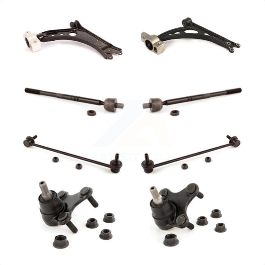 Front Suspension Control Arm Steering Tie Rod End Stabilizer Bar Link Ball Joint Kit (8Pc) For Audi A3 Quattro Without Sport KTR-104563
