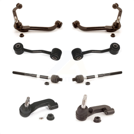 Front Suspension Control Arm And Ball Joint Assembly Steering Tie Rod End Stabilizer Bar Link Kit (8Pc) For 2006-2007 Jeep Liberty KTR-104566