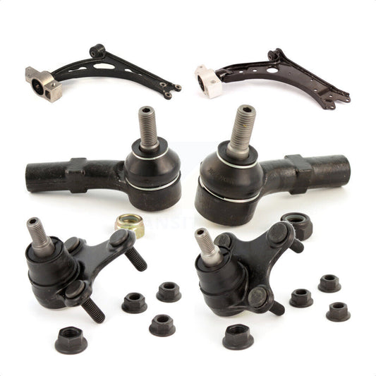 Front Suspension Control Arm With Tie Rod End And Ball Joint Kit (6Pc) For Audi A3 Quattro Without Sport KTR-104568