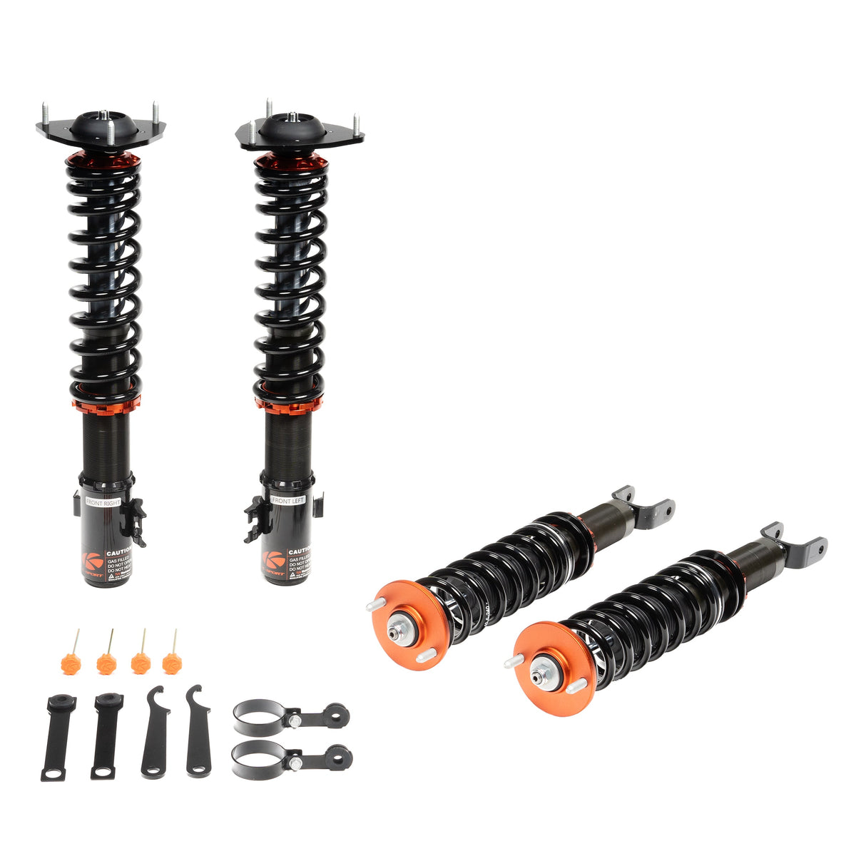 Ksport Gravel Rally Spec GR Coilover Kit - CMT150-GR For Mitsubishi EVO 9 2003-2007