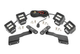 LED Light Kit | Ditch Mount | Dual 2" Black Pairs | Flood | Subaru Outback (15-19)