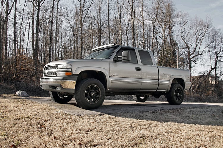 LED Light Mount | Upper Windshield | 50" Curved | Chevy/GMC 1500 (99-06 & Classic)