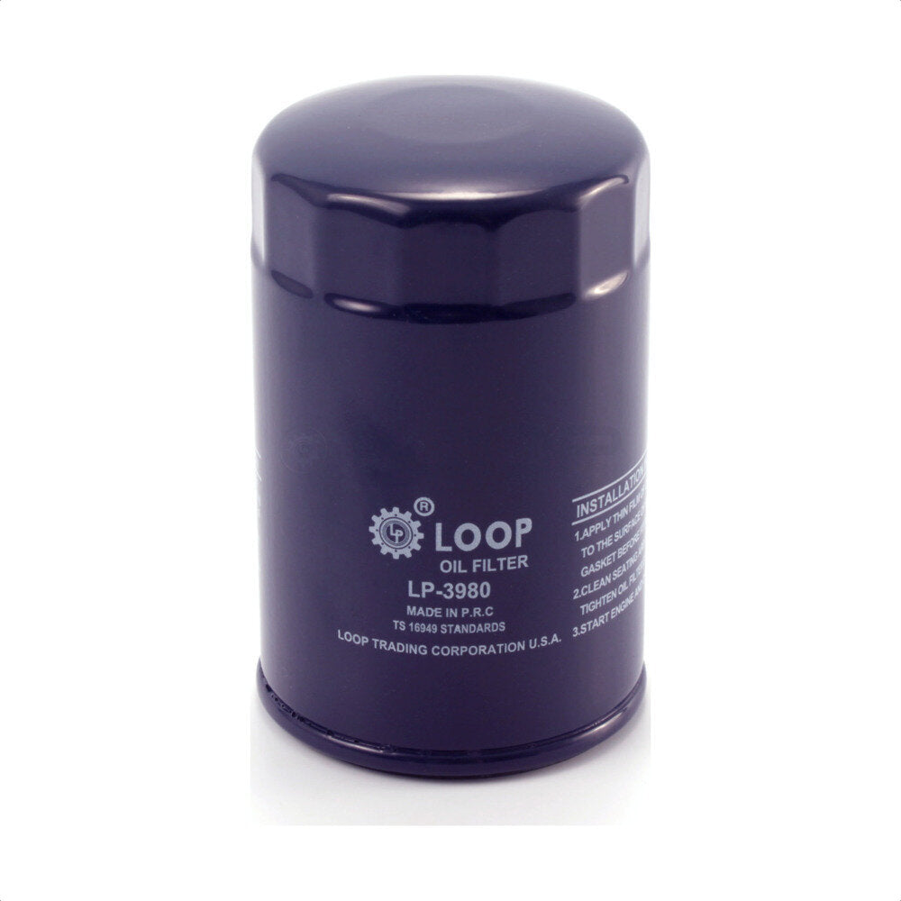 LOOP Engine Oil Filter LOP-LP3980 For Chevrolet GMC C1500 S10 K1500 Silverado 1500 Blazer Sierra K2500 Tahoe Sonoma Suburban Astro Caprice K3500 Jimmy Yukon Oldsmobile C2500 G20 Pontiac Lumina Monte