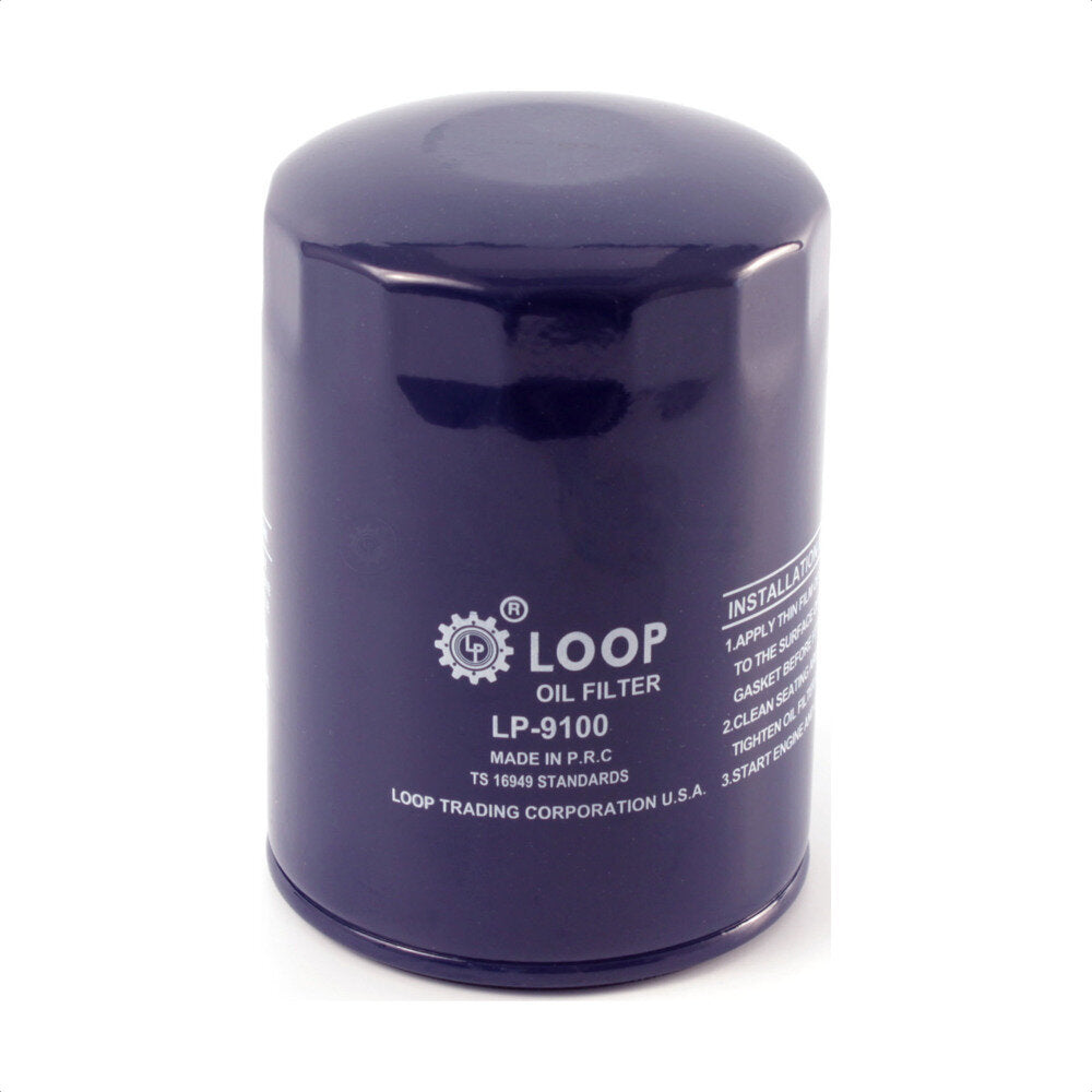 LOOP Engine Oil Filter LOP-LP9100 For Chevrolet Silverado 2500 HD GMC Sierra 3500 Express Savana Classic Hummer H1 4500 6.6L
