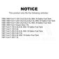 Left Fuel Pump Sender Assembly AGY-00310851 For Ford F-150 F-250 F-350 F-Super Duty