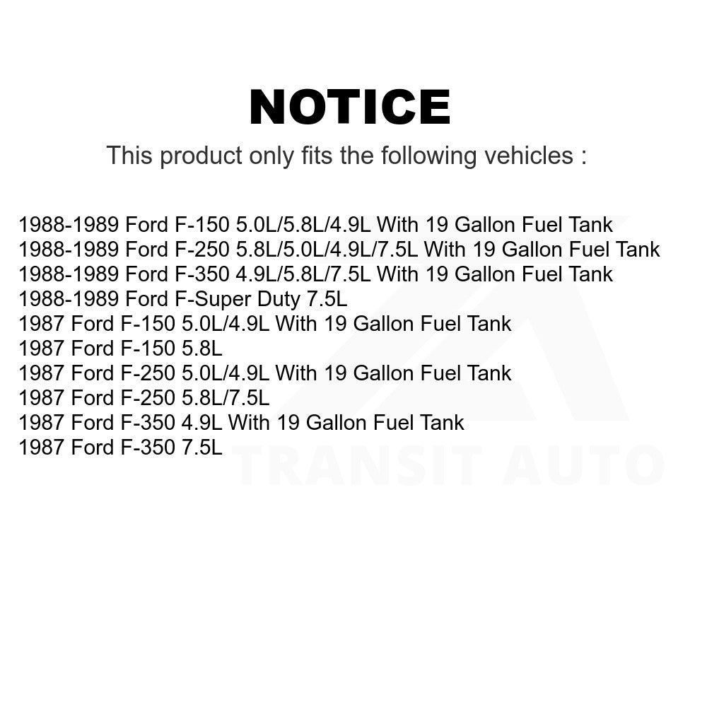 Left Fuel Pump Sender Assembly AGY-00310851 For Ford F-150 F-250 F-350 F-Super Duty