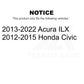 Left Outer Steering Tie Rod End 72-ES800912 For Honda Civic Acura ILX