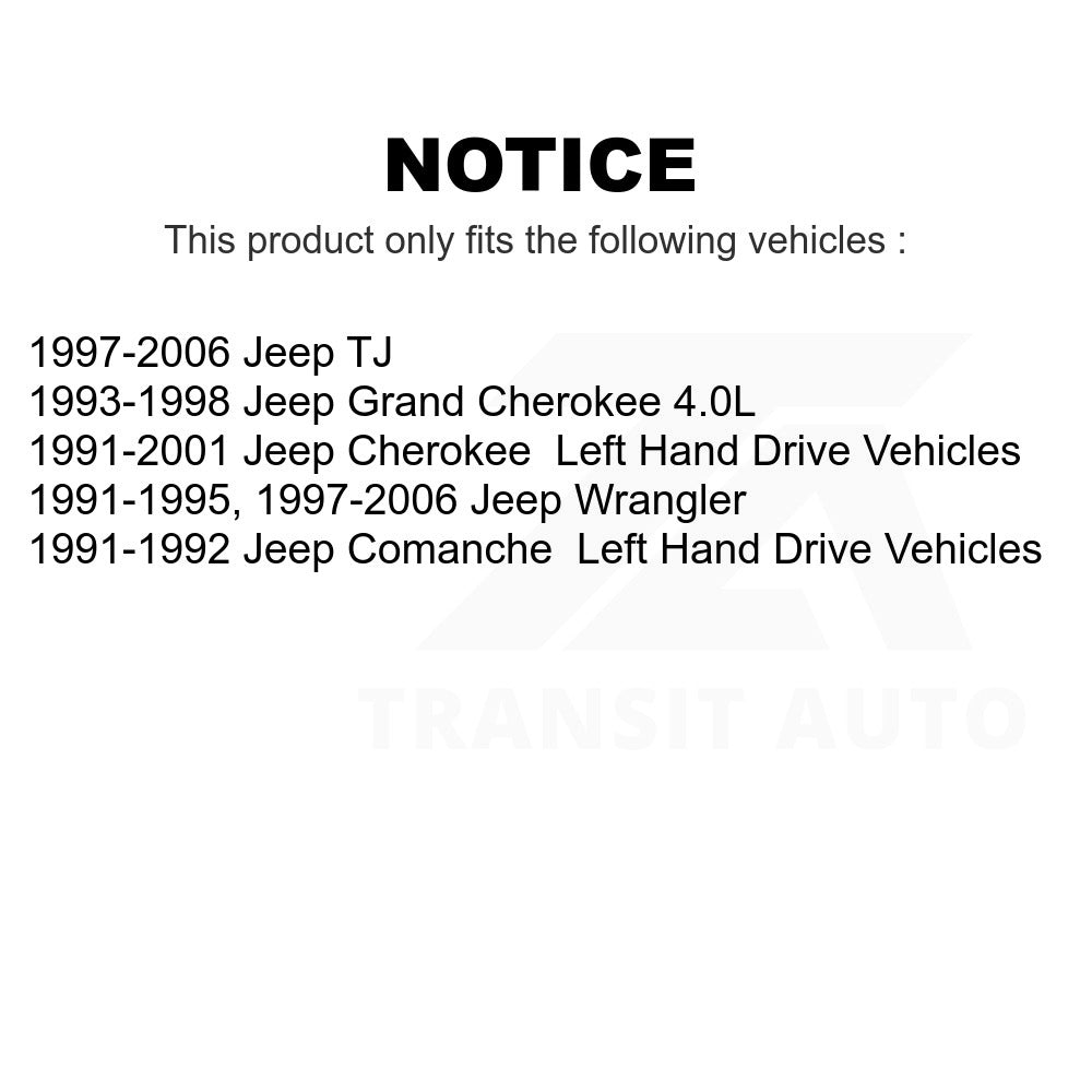Left Steering Tie Rod End TOR-ES3094L For Jeep Wrangler Cherokee Grand Comanche TJ