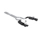 MBRP 2024 Ford Mustang GT 5.0L 3in Cat-Back Dual Split Rear - Quad Black Tips