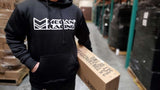 Megan Racing Logo Poly-tech Hoodie- Black