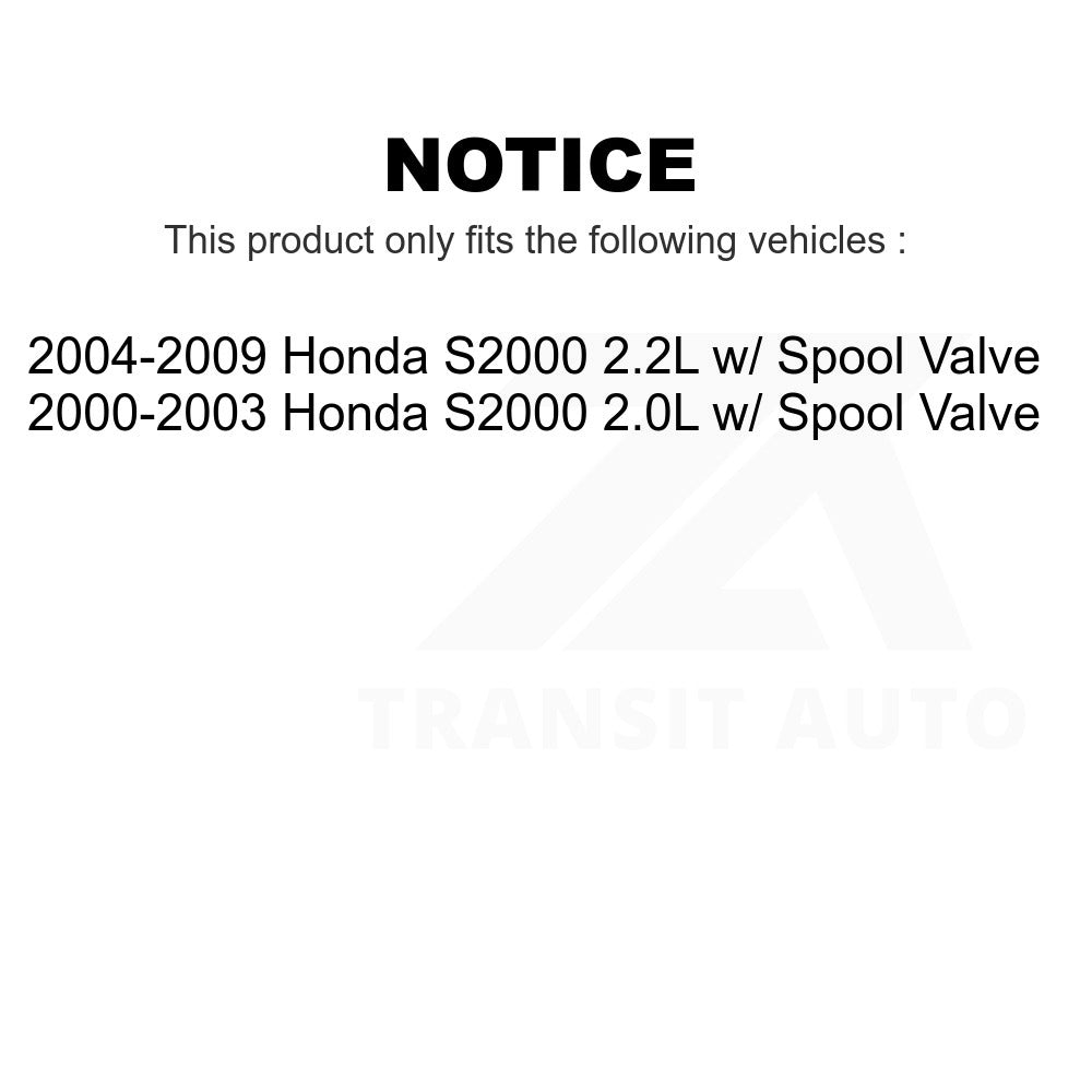 Mpulse Engine Variable Valve Timing (VVT) Solenoid SEN-2VTS0142 For Honda S2000 w Spool