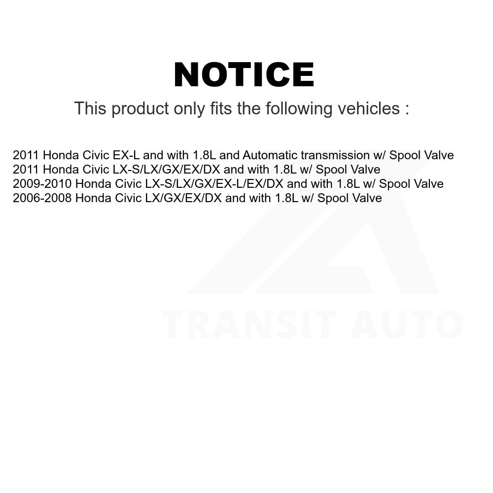 Mpulse Engine Variable Valve Timing (VVT) Solenoid SEN-2VTS0146 For Honda Civic w Spool