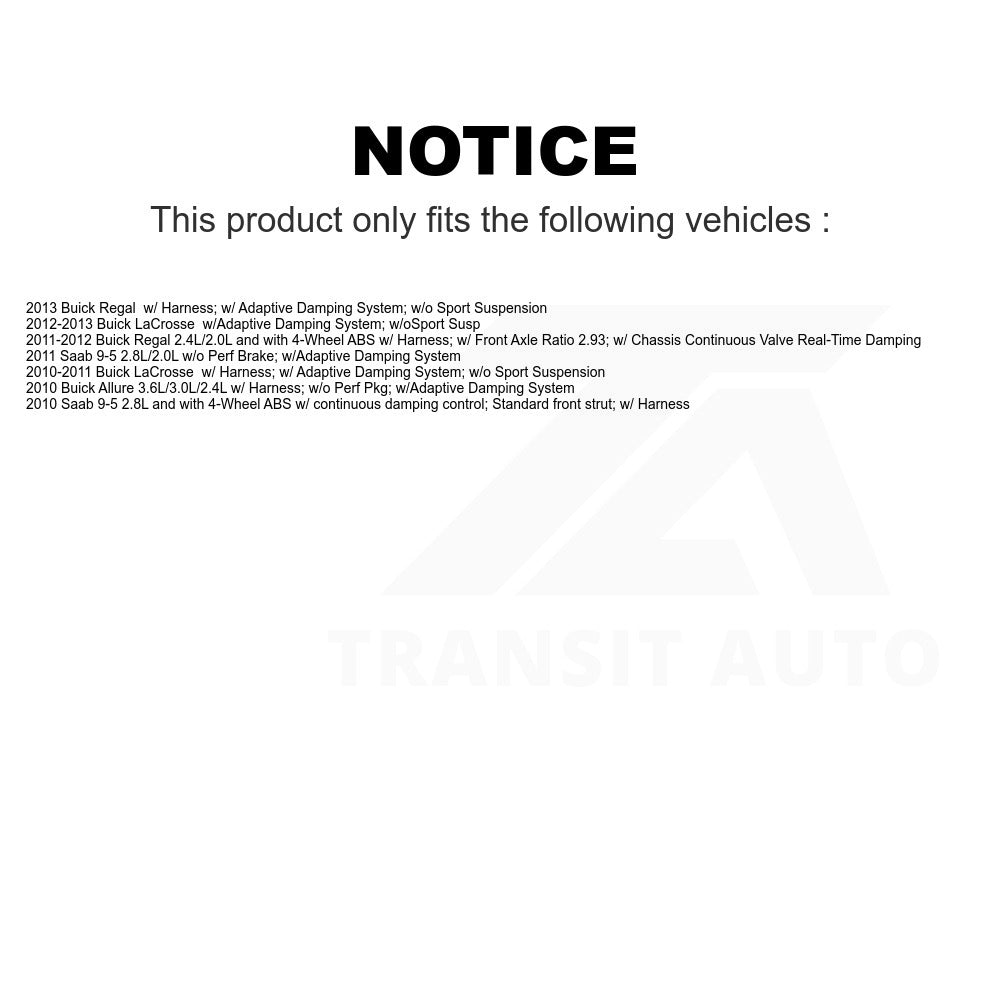 Mpulse Front ABS Wheel Speed Sensor SEN-2ABS0892 For Buick LaCrosse Regal Saab 9-5 Allure