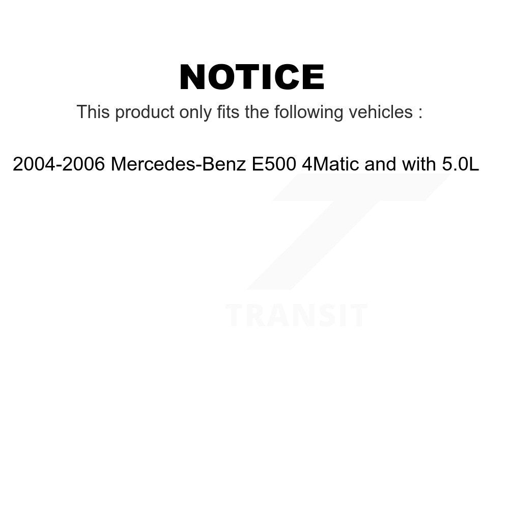 Mpulse Front Disc Brake Pads Wear Sensor (2 Pack) For 2004-2006 Mercedes-Benz E500 4Matic with 5.0L KSE-100347