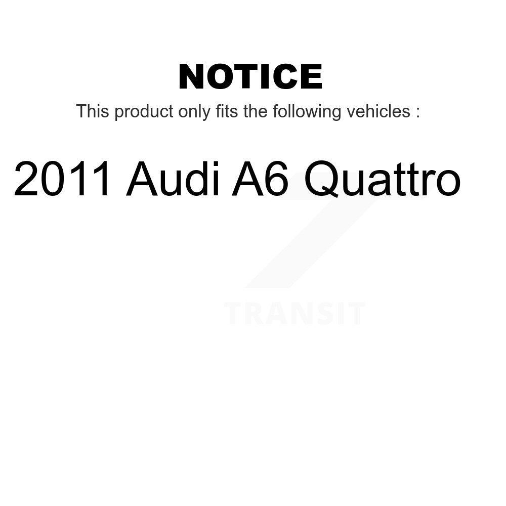 Mpulse Front Disc Brake Pads Wear Sensor (2 Pack) For 2011 Audi A6 Quattro KSE-100039
