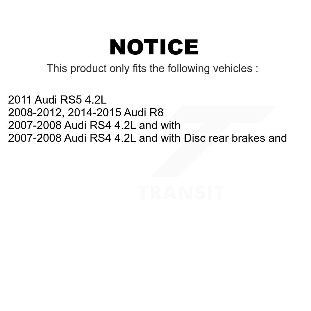 Mpulse Front Disc Brake Pads Wear Sensor (2 Pack) For Audi R8 RS4 RS5 KSE-100083