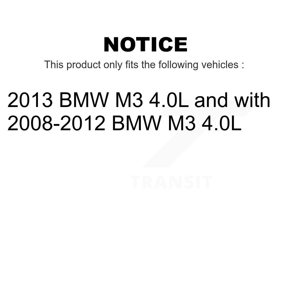 Mpulse Front Disc Brake Pads Wear Sensor (2 Pack) For BMW M3 KSE-100360