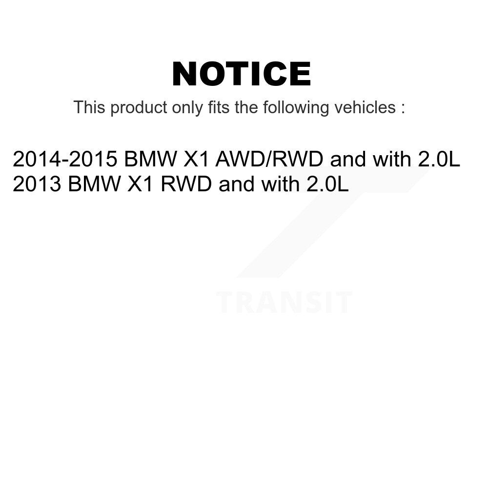 Mpulse Front Disc Brake Pads Wear Sensor (2 Pack) For BMW X1 KSE-100038