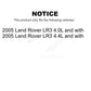 Mpulse Front Disc Brake Pads Wear Sensor (2 Pack) For Land Rover LR3 KSE-100018
