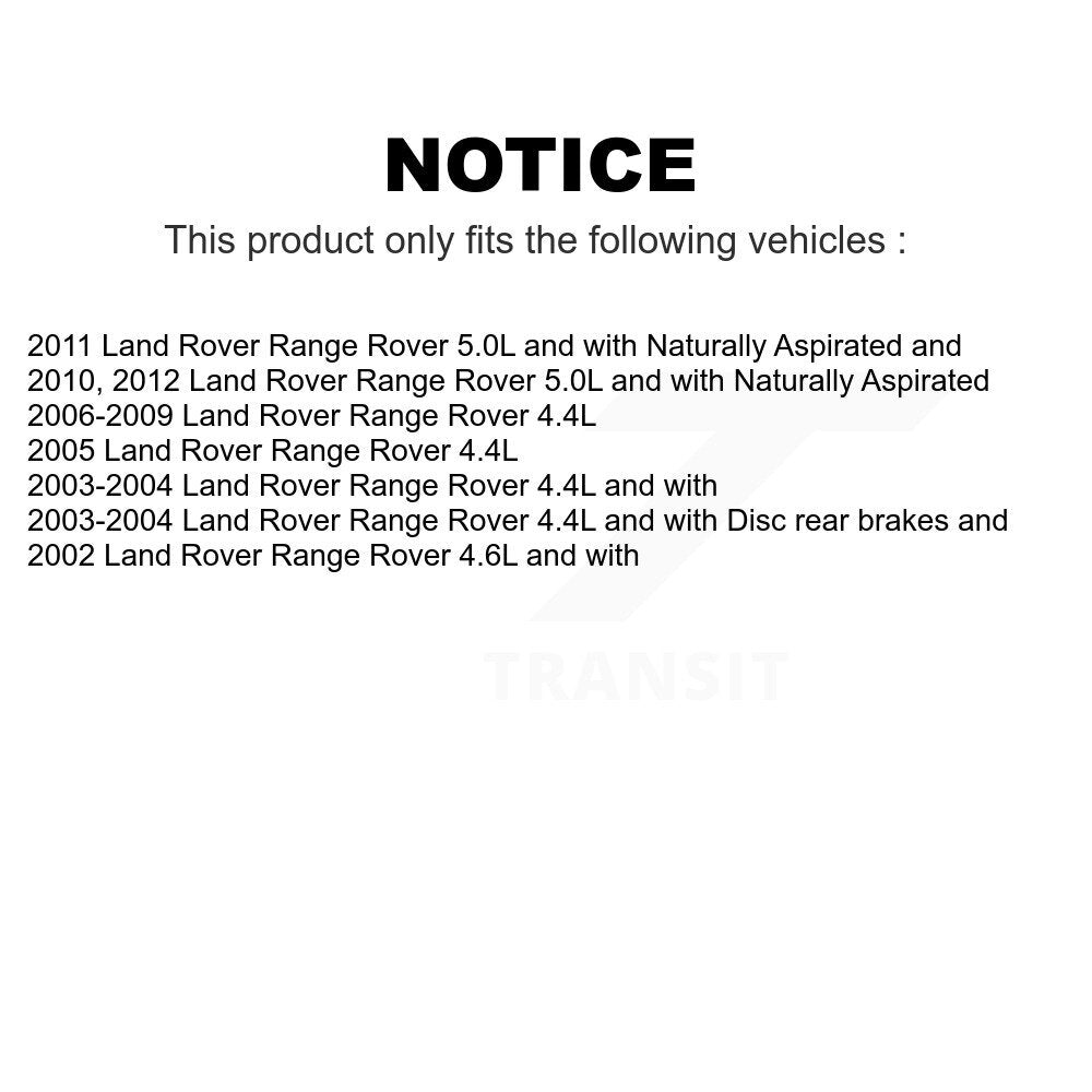 Mpulse Front Disc Brake Pads Wear Sensor (2 Pack) For Land Rover Range KSE-100014