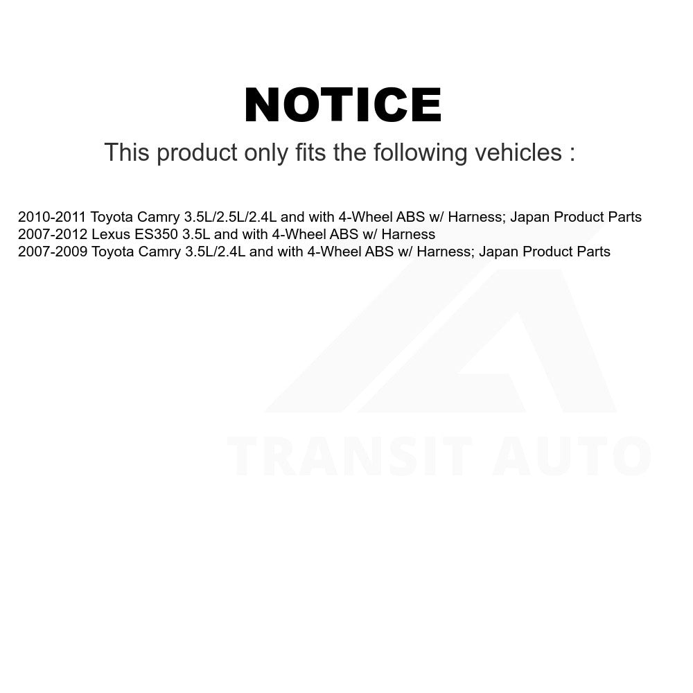 Mpulse Front Left ABS Wheel Speed Sensor SEN-2ABS0617 For Toyota Camry Lexus ES350