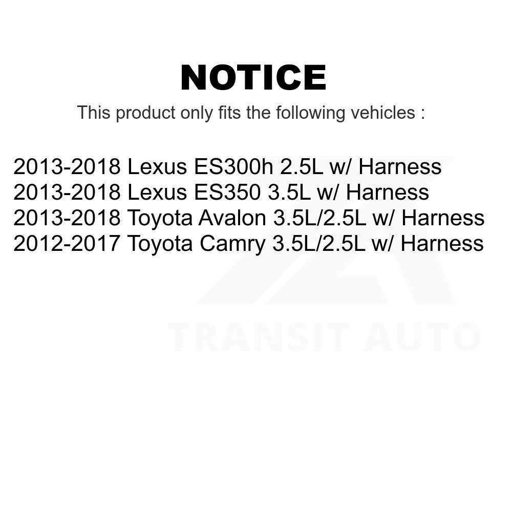 Mpulse Front Left ABS Wheel Speed Sensor SEN-2ABS0902 For Toyota Camry Lexus ES350 Avalon ES300h w/ Harness