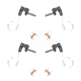 Mpulse Front Rear Disc Brake Pads Wear Sensor (4 Pack) For 2000-2001 Mercedes-Benz ML430 4.3L KSE-100218