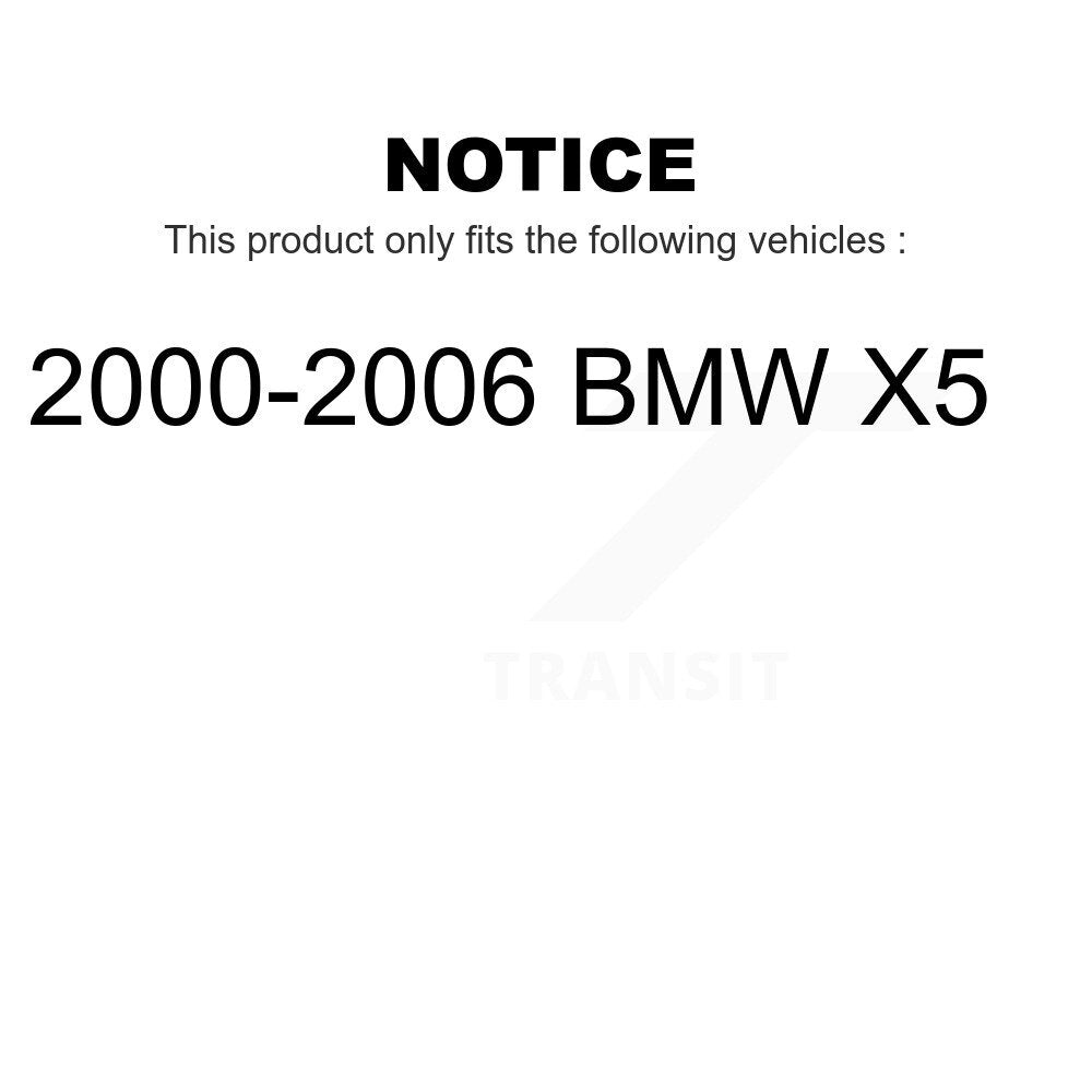 Mpulse Front Rear Disc Brake Pads Wear Sensor (4 Pack) For 2000-2006 BMW X5 KSE-100121