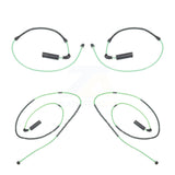 Mpulse Front Rear Disc Brake Pads Wear Sensor (4 Pack) For 2001-2006 BMW M3 3.2L KSE-100185
