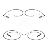 Mpulse Front Rear Disc Brake Pads Wear Sensor (4 Pack) For 2004-2010 BMW X3 KSE-100116