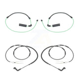 Mpulse Front Rear Disc Brake Pads Wear Sensor (4 Pack) For 2005 BMW 330xi 3.0L with KSE-100145