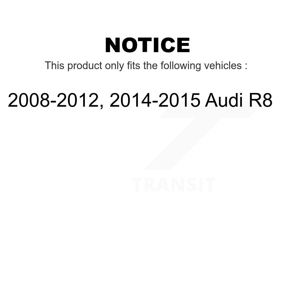 Mpulse Front Rear Disc Brake Pads Wear Sensor (4 Pack) For 2008-2012 2014-2015 Audi R8 KSE-100169