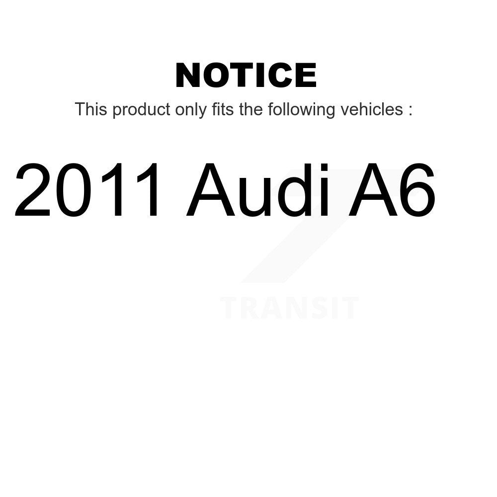Mpulse Front Rear Disc Brake Pads Wear Sensor (4 Pack) For 2011 Audi A6 KSE-100404