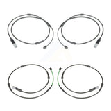 Mpulse Front Rear Disc Brake Pads Wear Sensor (4 Pack) For 2013 BMW 535i GT 3.0L KSE-100437