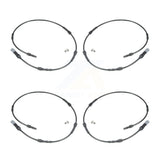 Mpulse Front Rear Disc Brake Pads Wear Sensor (4 Pack) For 2019 BMW X6 xDrive50i with 4.4L KSE-100398