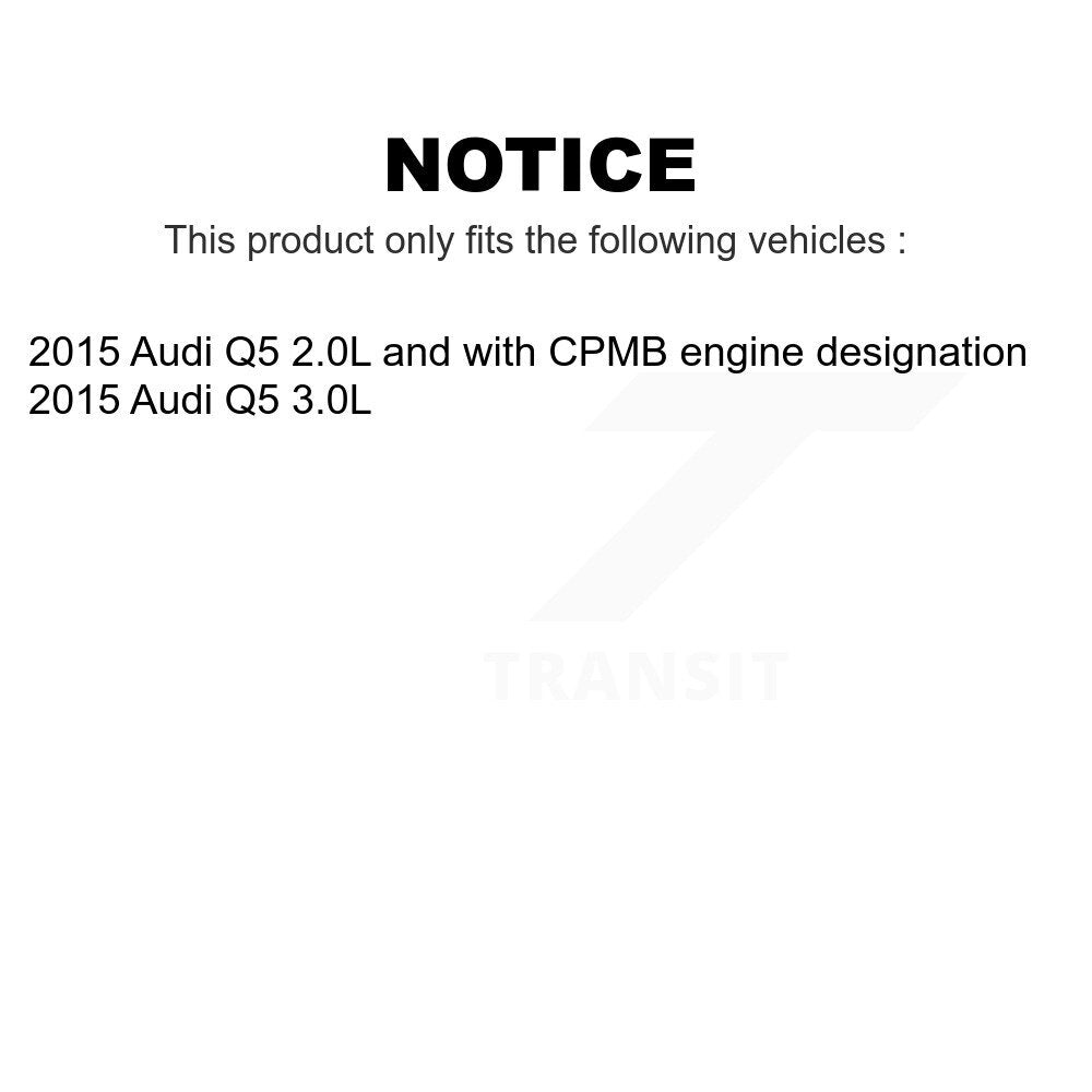 Mpulse Front Rear Disc Brake Pads Wear Sensor (4 Pack) For Audi Q5 KSE-100415