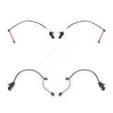 Mpulse Front Rear Disc Brake Pads Wear Sensor (4 Pack) For Audi S7 RS7 A7 KSE-100407