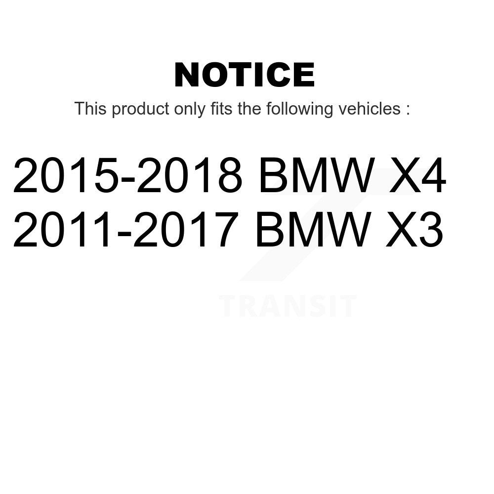 Mpulse Front Rear Disc Brake Pads Wear Sensor (4 Pack) For BMW X3 X4 KSE-100176