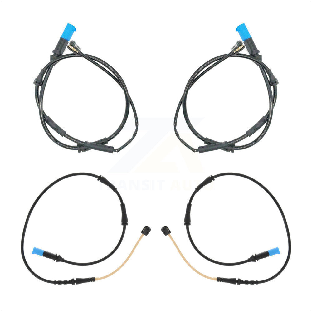 Mpulse Front Rear Disc Brake Pads Wear Sensor (4 Pack) For BMW X4 KSE-100140