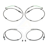 Mpulse Front Rear Disc Brake Pads Wear Sensor (4 Pack) For BMW X5 X6 KSE-100192