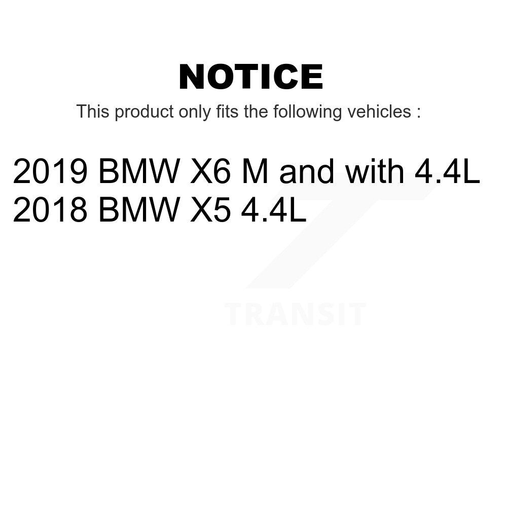 Mpulse Front Rear Disc Brake Pads Wear Sensor (4 Pack) For BMW X5 X6 KSE-100397