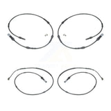 Mpulse Front Rear Disc Brake Pads Wear Sensor (4 Pack) For BMW X5 X6 KSE-100397