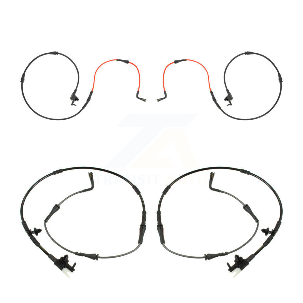 Mpulse Front Rear Disc Brake Pads Wear Sensor (4 Pack) For Jaguar XE KSE-100133